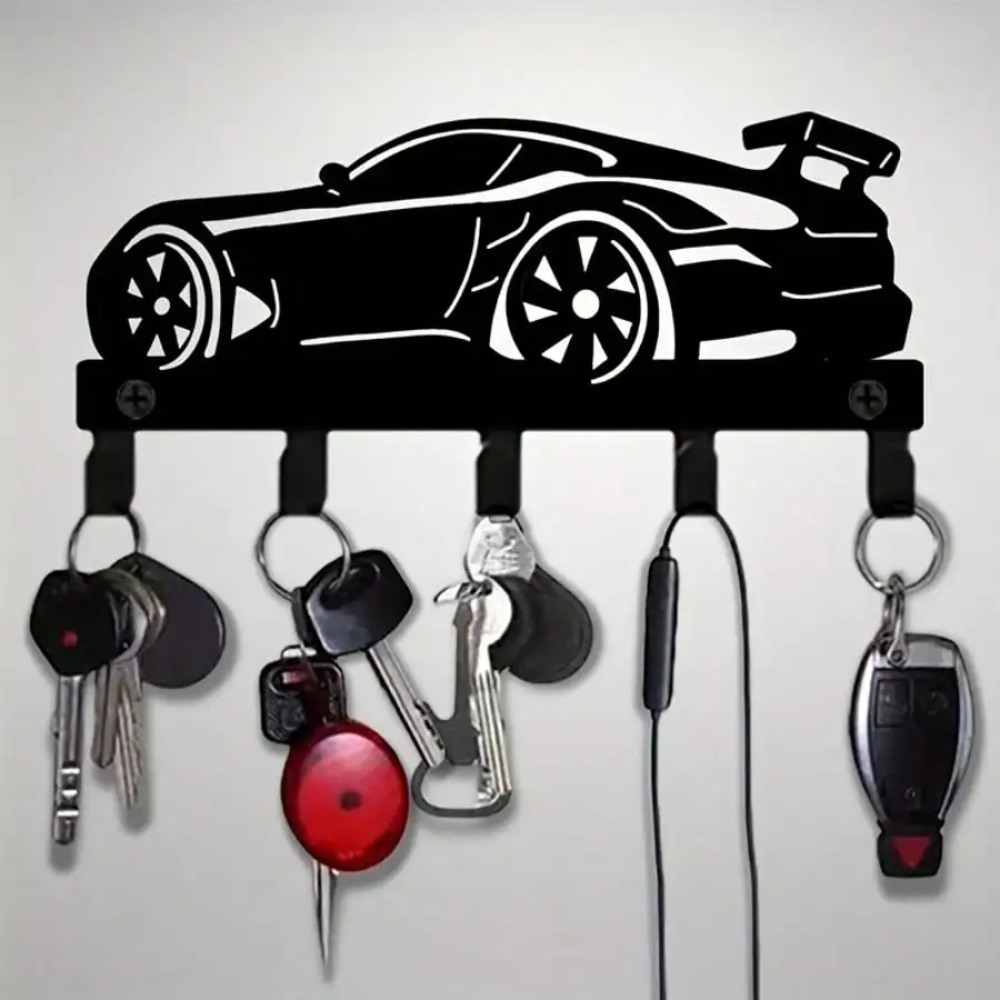 Home Bathroom Organizer - Wall Mount Key Holder, Aerodynamic Spoiler