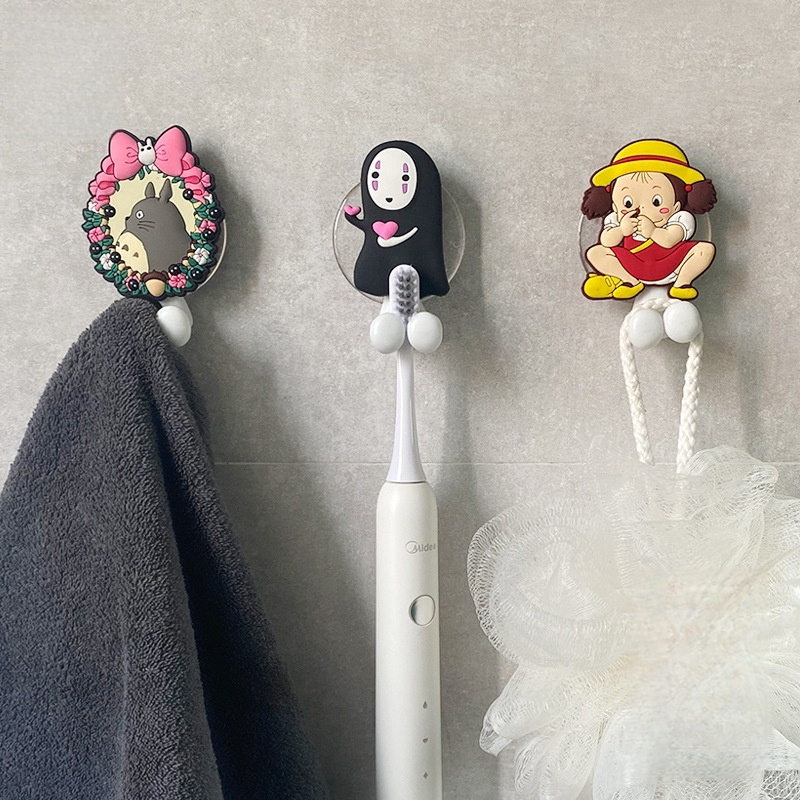 Home Bathroom Organizer - 1Pc Cartoon Anime Totoro Figure toothbrush