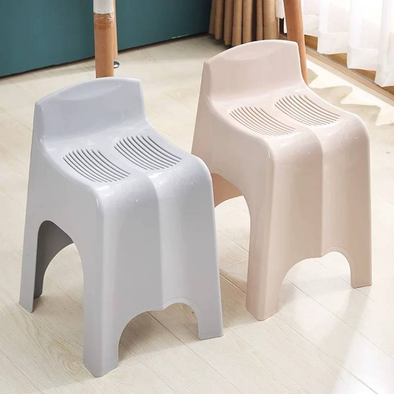 Japanese Home Bathroom Design - Unique Designer Bathroom Stool Beige Elegant