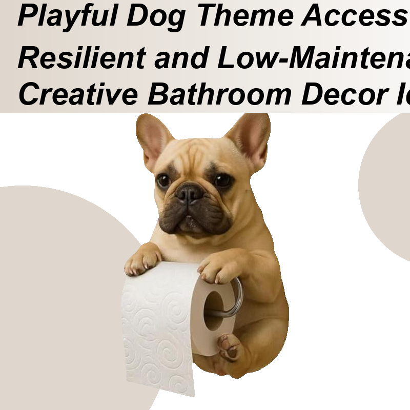 Home Bathroom Paper Towel Holder - Cute Paper Towel Holder Funny Dog