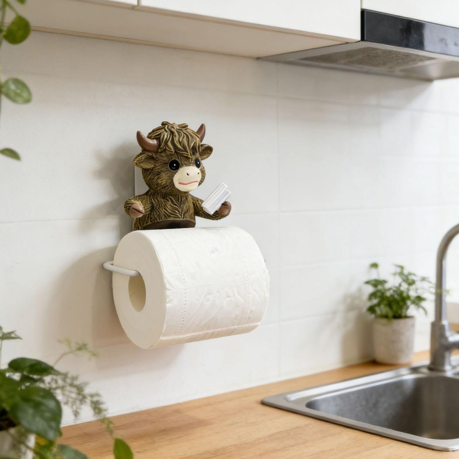 Mount Cow Stand Toilet Roll Ho - Home Bathroom Paper Towel Holder recension och pris