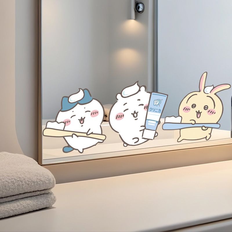 Hot Chiikawa Mirror Stickers S - Home Theater Bathroom recension och pris
