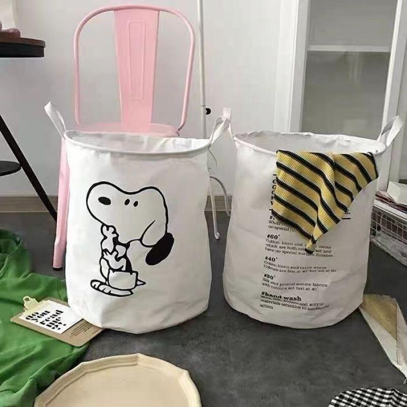 Snoopy Cotton Fabric Laundry H - Home Edit Bathroom Organizer recension och pris