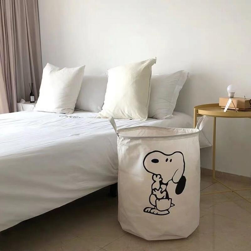 Snoopy Cotton Fabric Laundry H - Home Edit Bathroom Organizer recension och pris