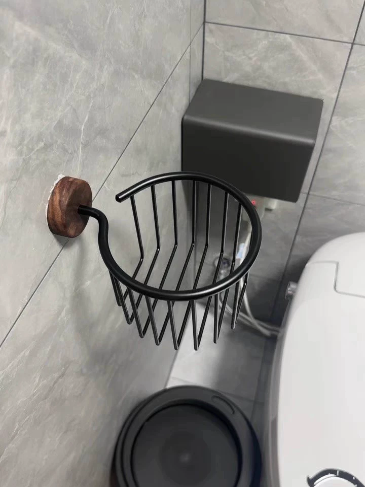 Solid Wood Tissue Holder No Dr - Home Bathroom Paper Towel Holder recension och pris