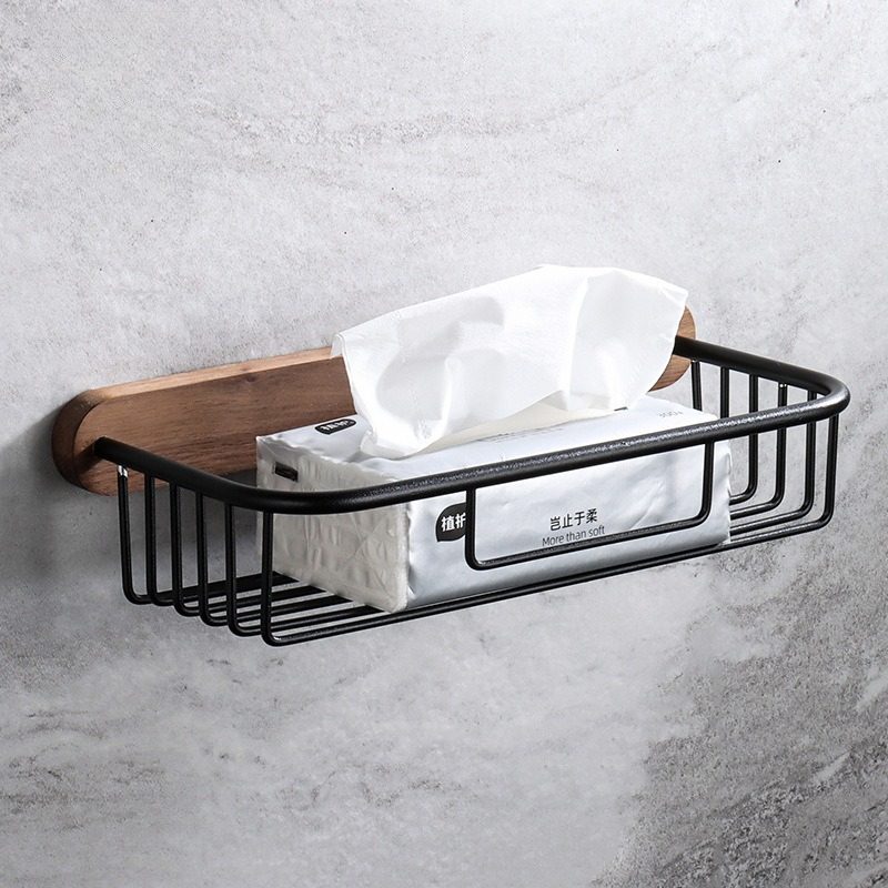 Solid Wood Tissue Holder No Dr - Home Bathroom Paper Towel Holder recension och pris