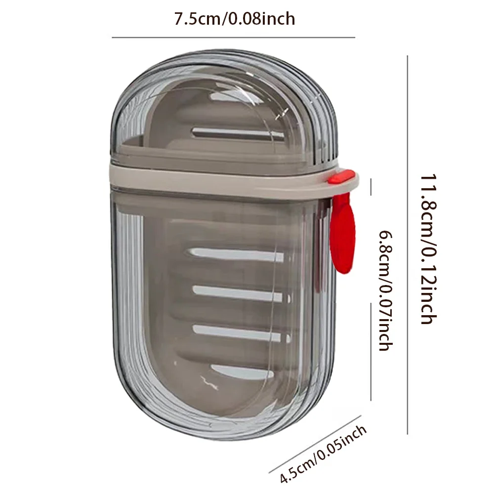 1pcs Soap Box Tray Soap Case O - Home Bathroom Name recension och pris