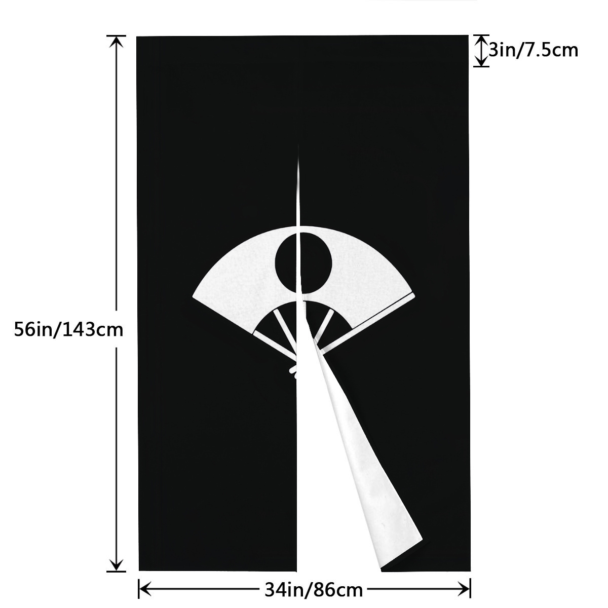 1pc Japanese-Style Door Curtai - Japanese Home Bathroom Design recension och pris