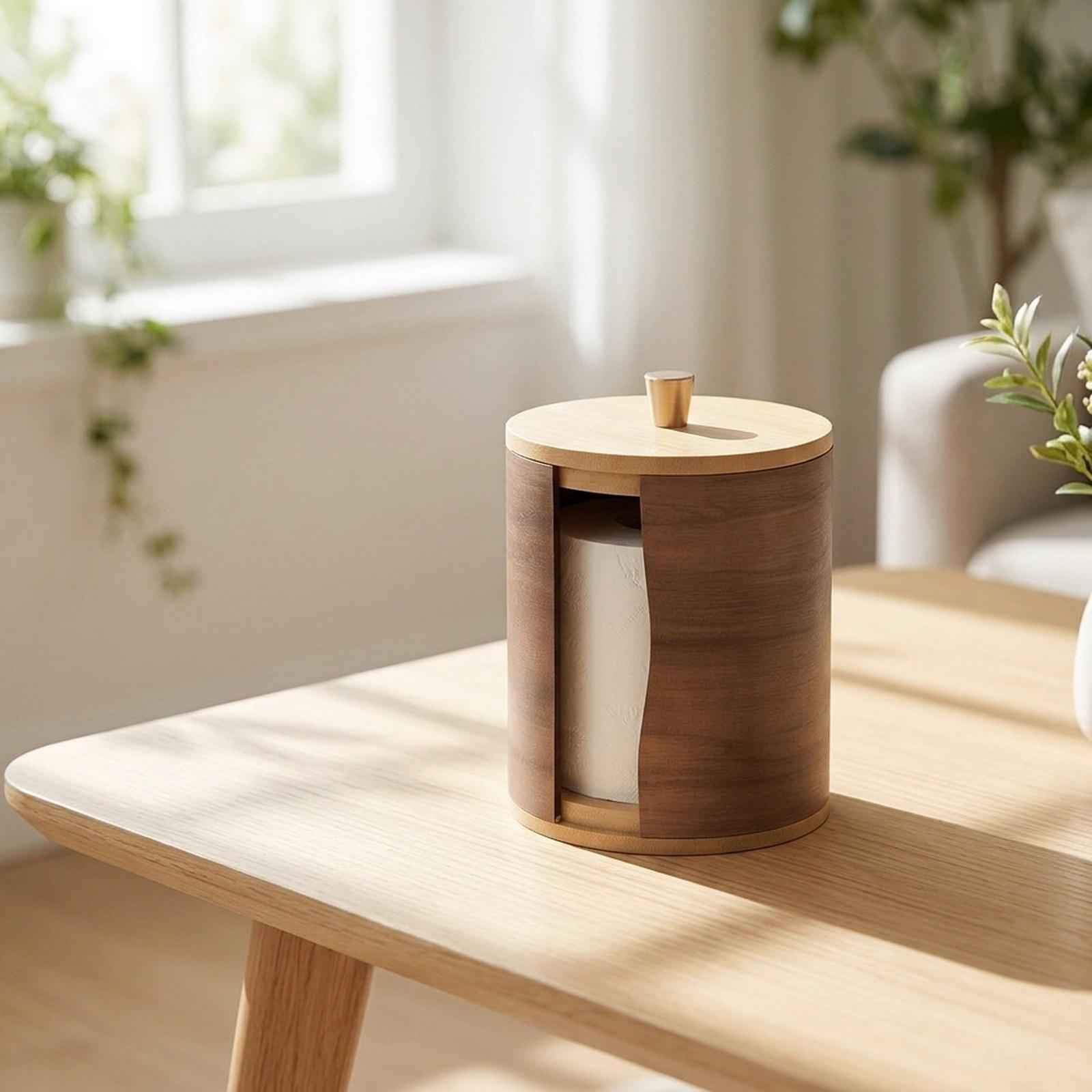 Paper Towel Holder with Walnut - Home Bathroom Paper Towel Holder recension och pris