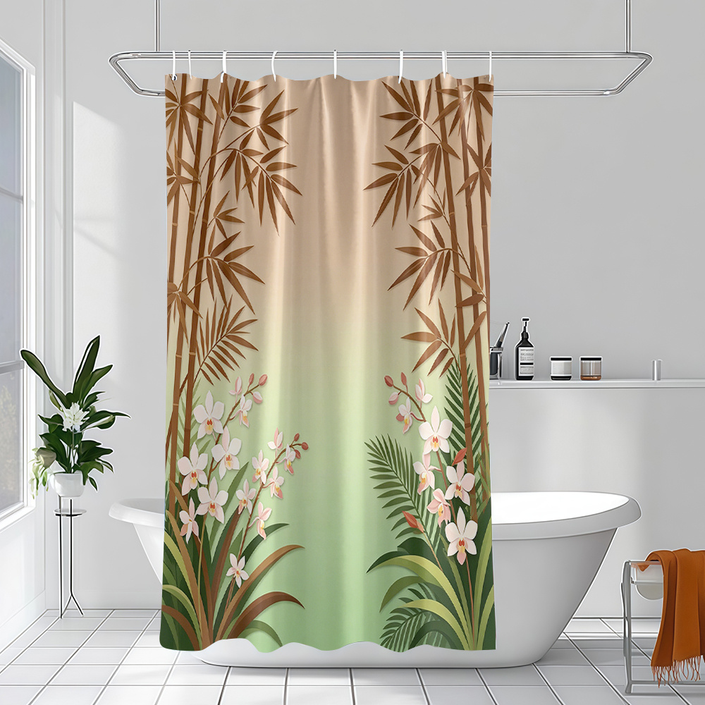 Waterproof Botanical Tropical  - Home Bathroom Design Ideas recension och pris