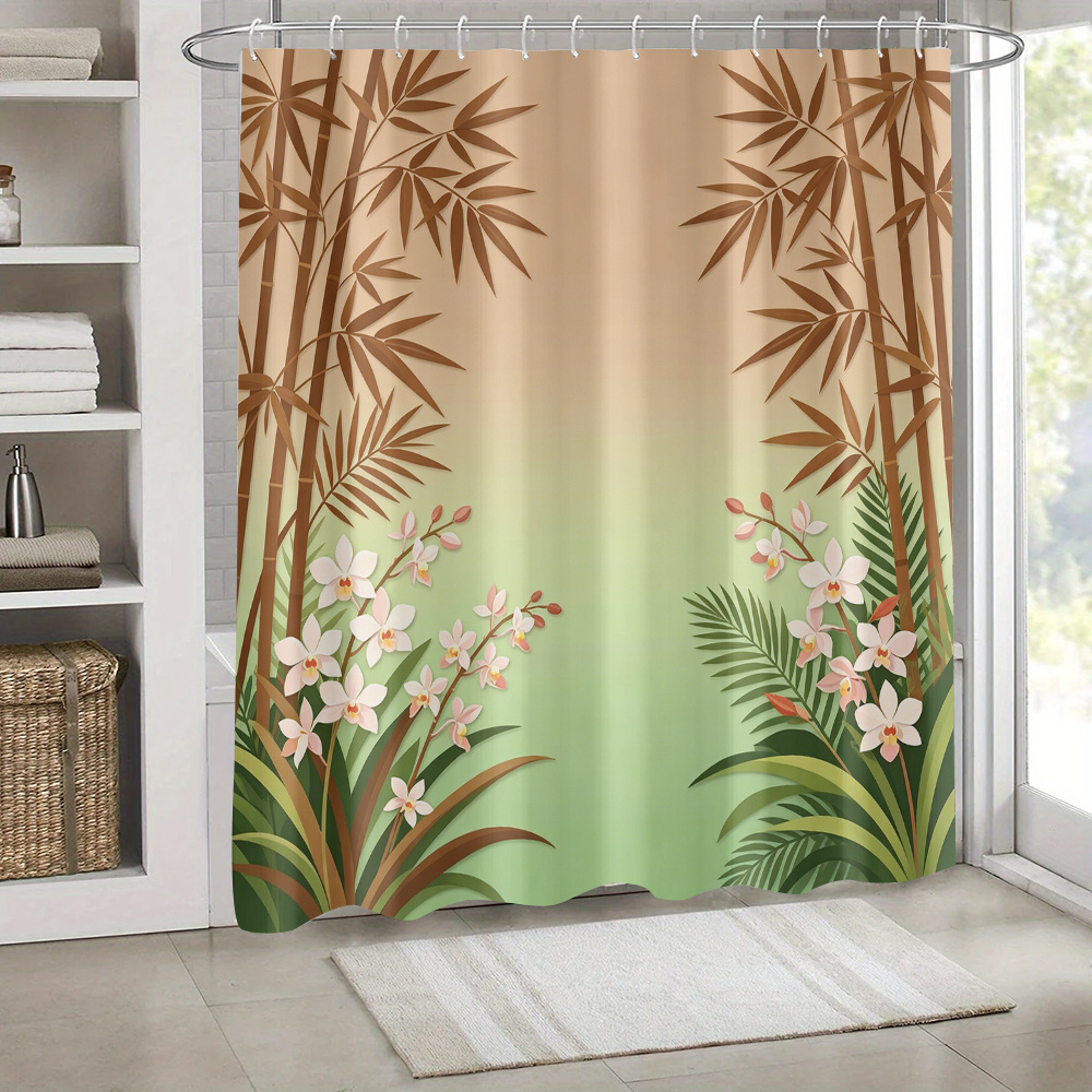 Waterproof Botanical Tropical  - Home Bathroom Design Ideas recension och pris