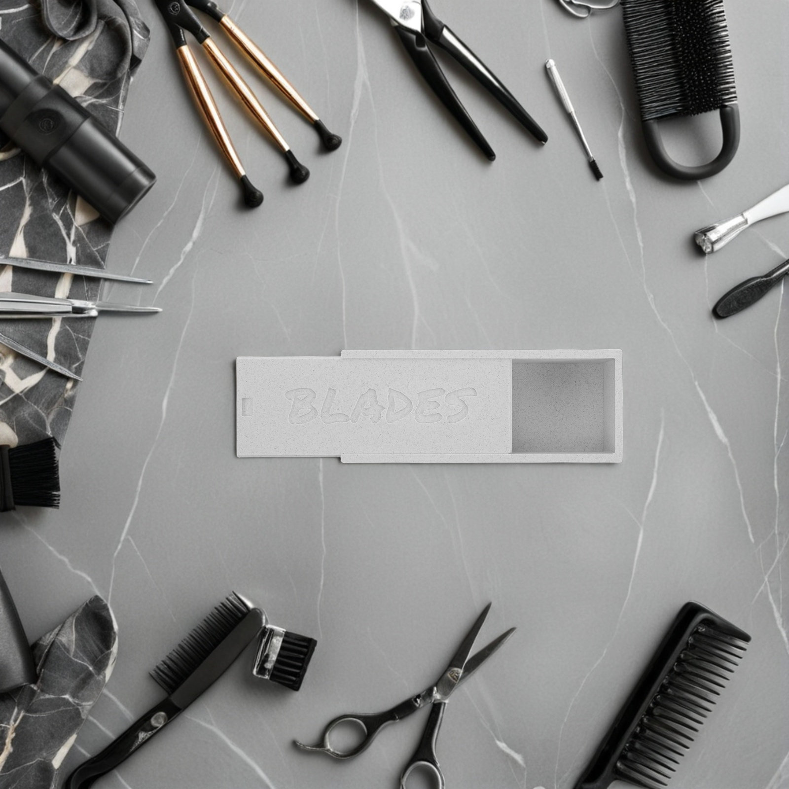 White Double Compartment Blade - Home Bathroom Organizer recension och pris