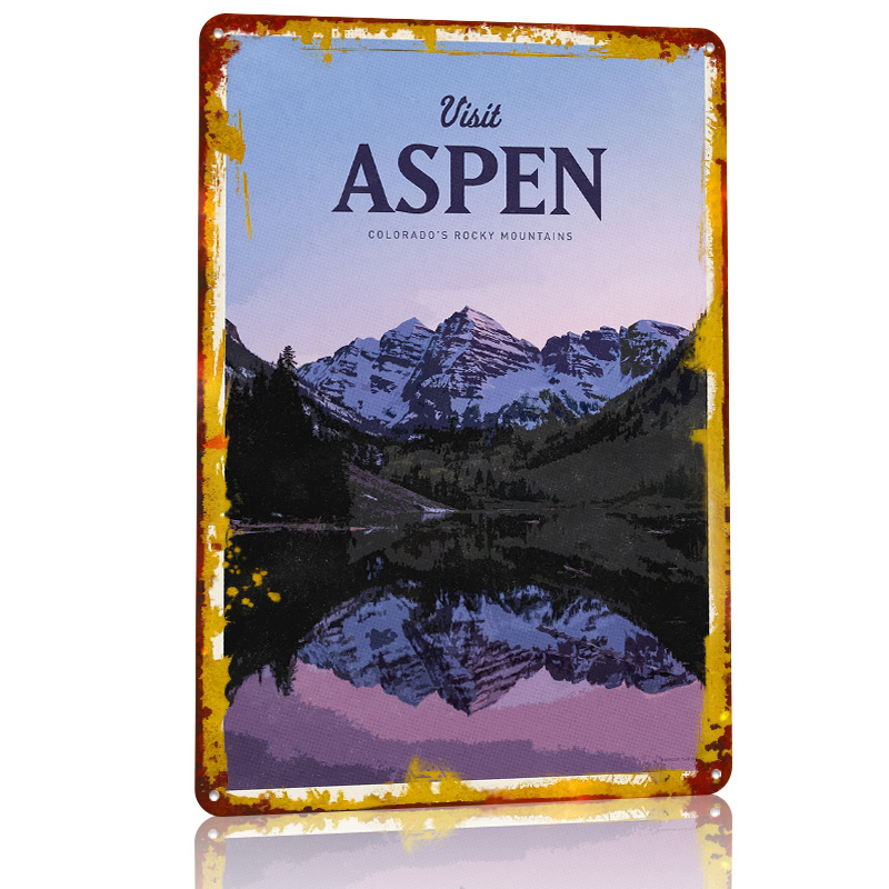 Visit Aspen 3D Texture Printed - Bathroom Home Visit recension och pris