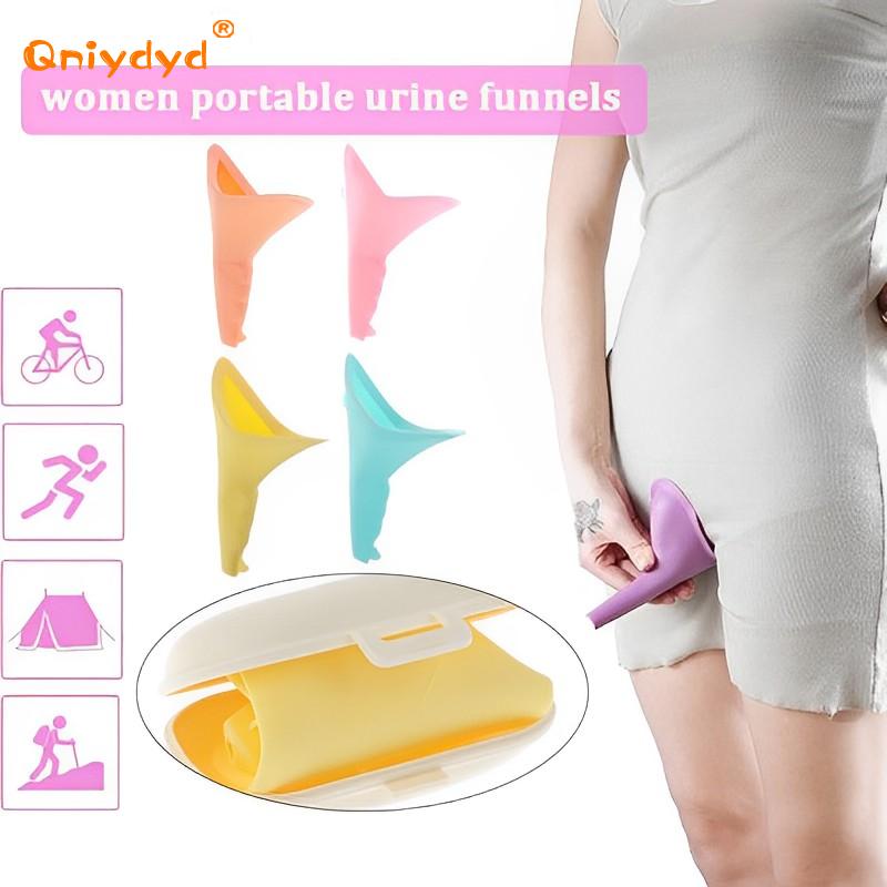 Silicone Women Urinal Outdoor  - Home Bathroom Urinal recension och pris