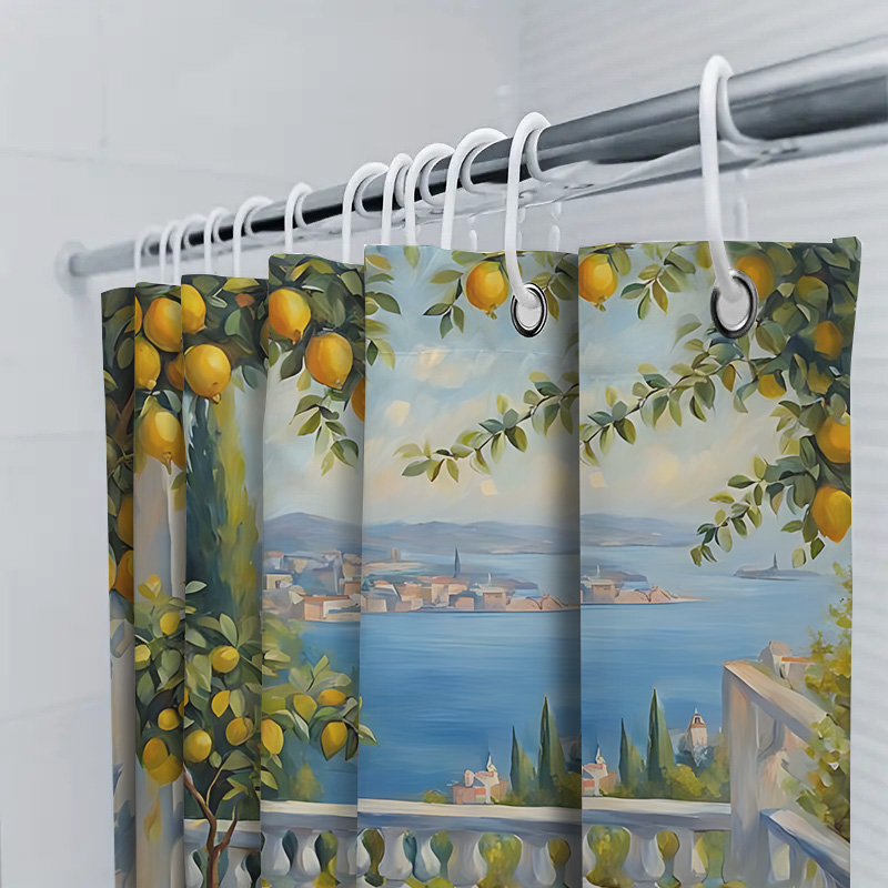 Mediterranean Lemon Garden Sho - Home Bathroom Design Ideas recension och pris