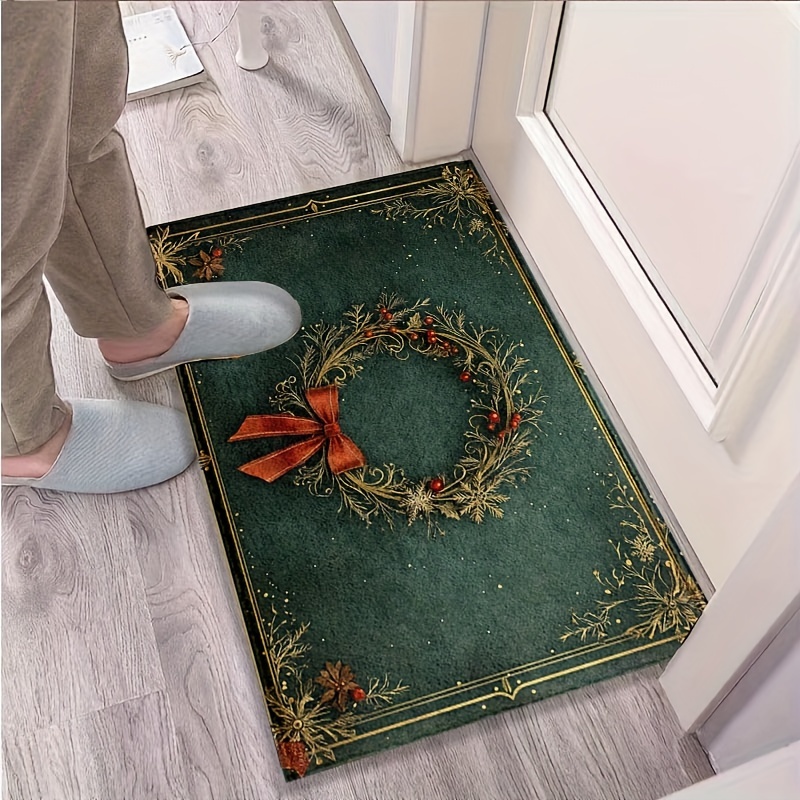 Christmas Wreath Printed Flann - Home Bathroom Design Ideas recension och pris