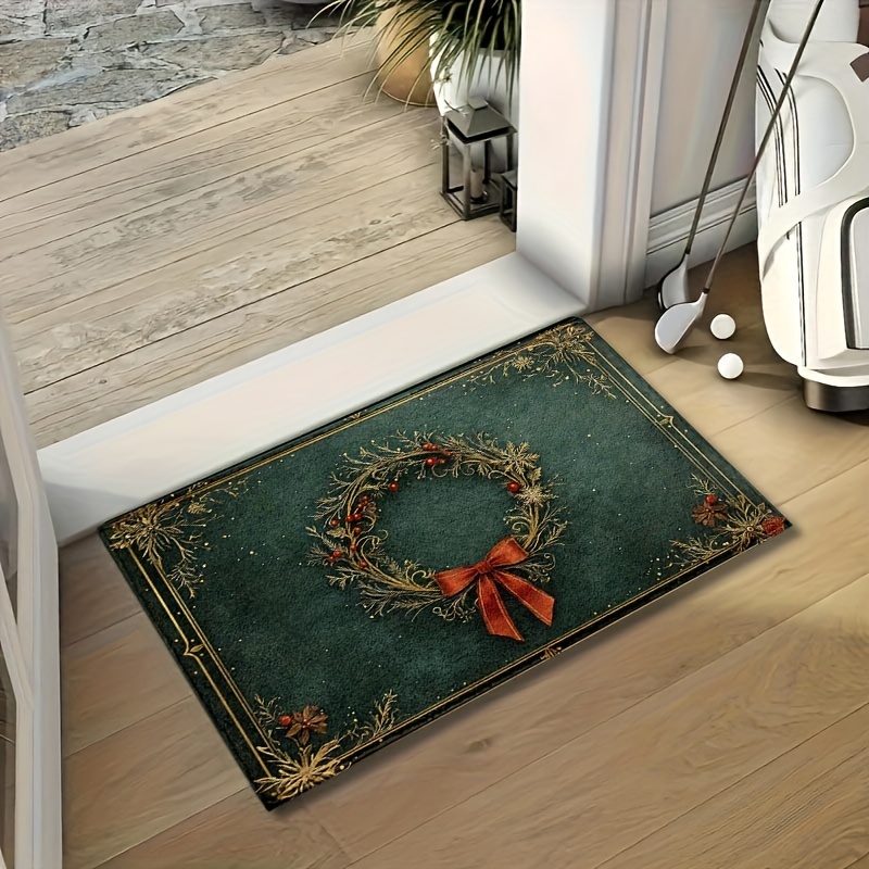 Christmas Wreath Printed Flann - Home Bathroom Design Ideas recension och pris