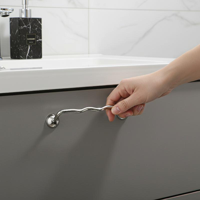 Rust Resistant Sleek Wavy Cabi - Home Bathroom Remodel recension och pris