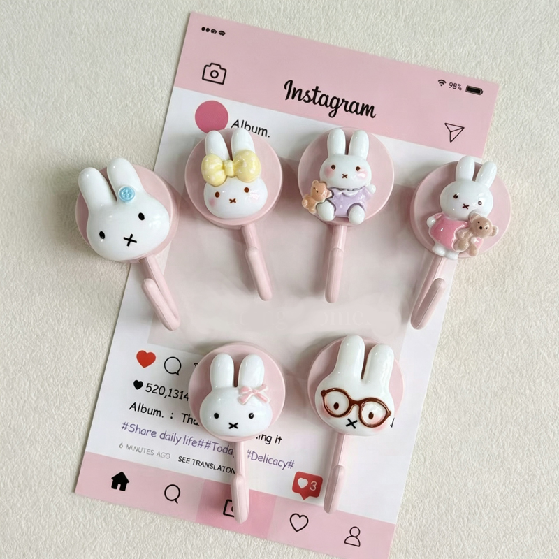 Cute Miffy Self Adhesive Hook  - Home Edit Bathroom Organizer recension och pris