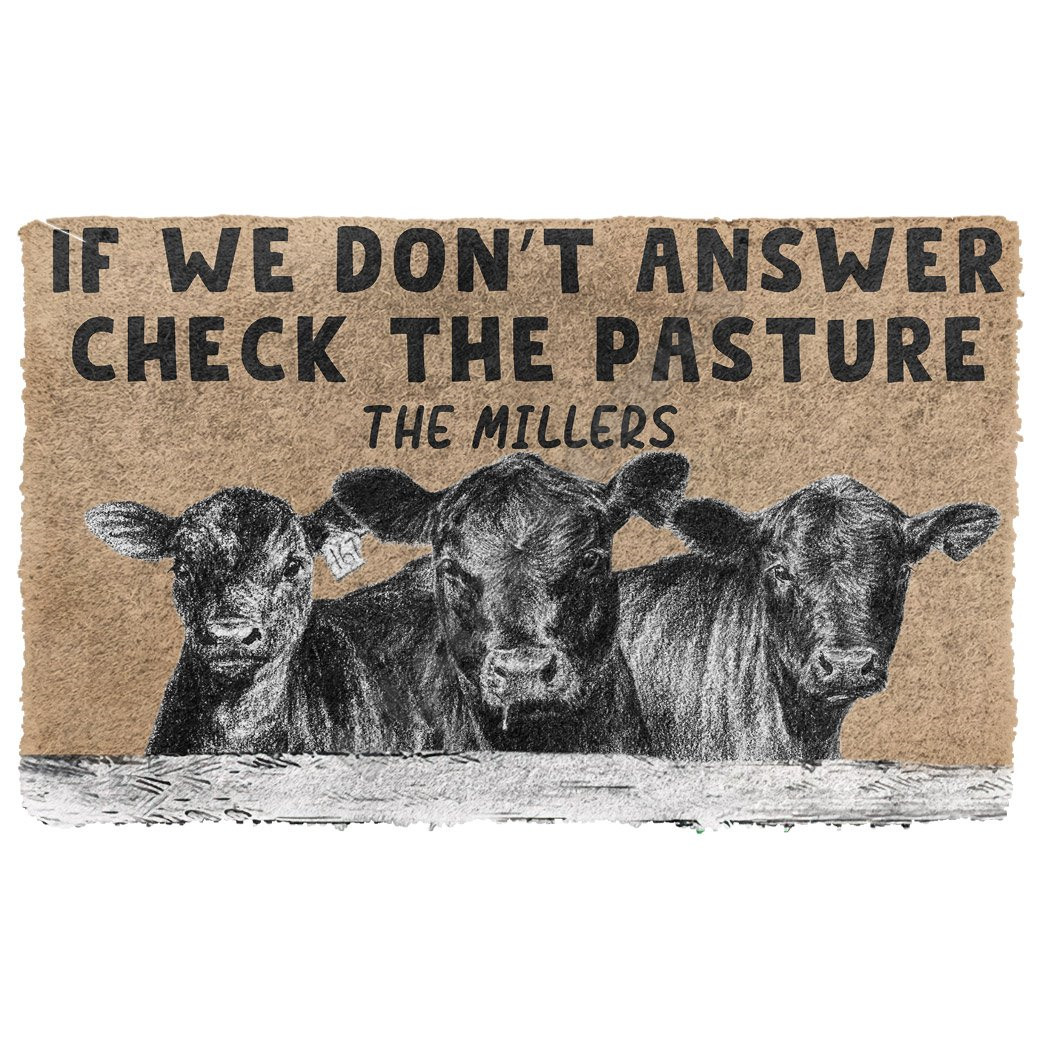3D Check The Angus Cattle Past - Home Bathroom Name recension och pris