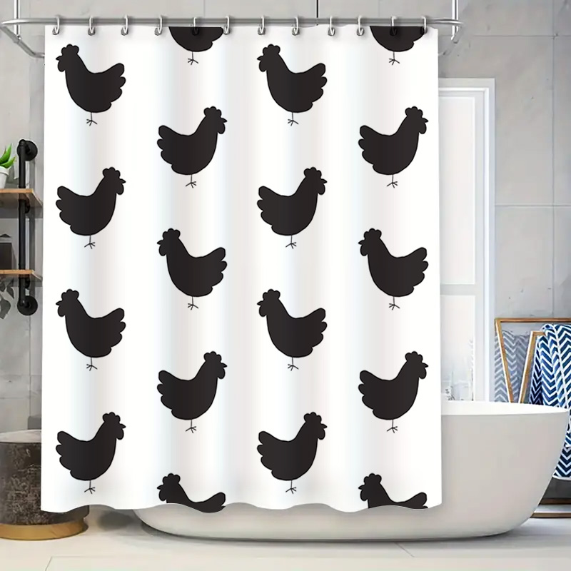 waterproof shower curtain feat - Home Bathroom Design Ideas recension och pris