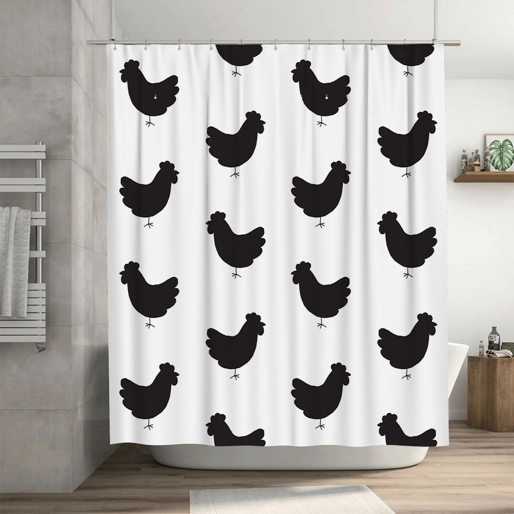 waterproof shower curtain feat - Home Bathroom Design Ideas recension och pris