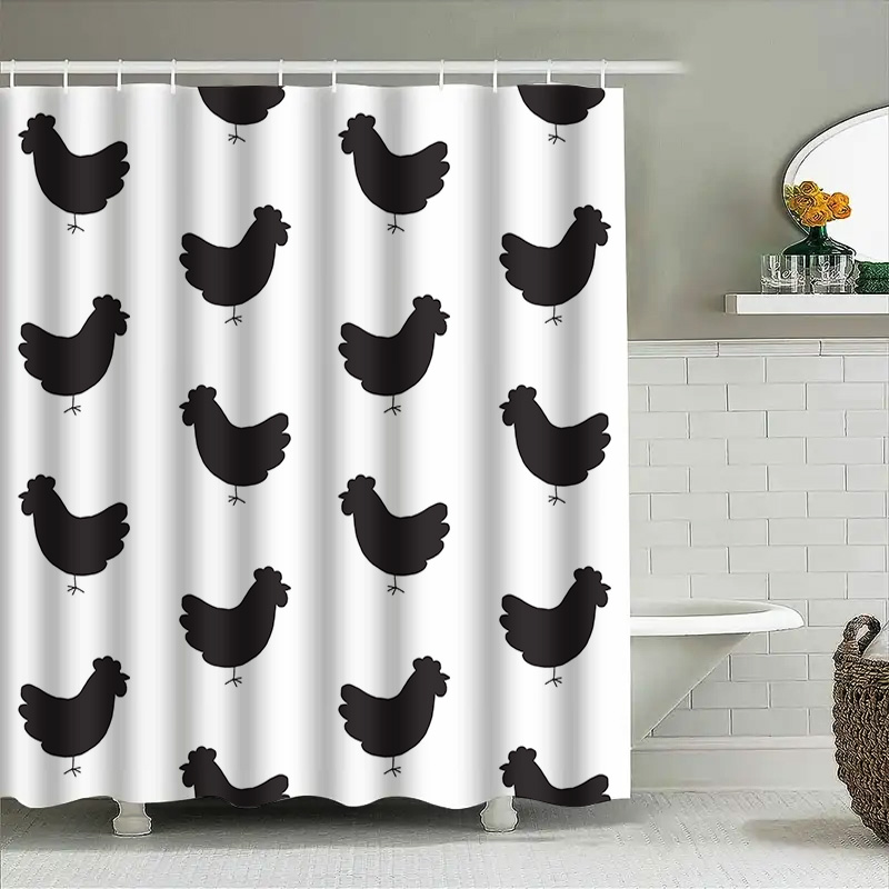 waterproof shower curtain feat - Home Bathroom Design Ideas recension och pris