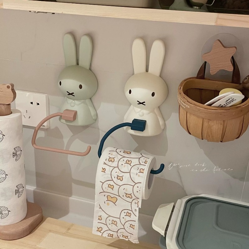 Kawaii Miffy Toilet Paper Rack - Home Edit Bathroom Organizer recension och pris