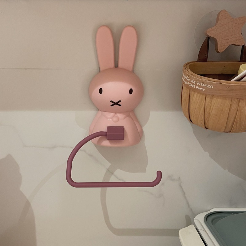 Kawaii Miffy Toilet Paper Rack - Home Edit Bathroom Organizer recension och pris