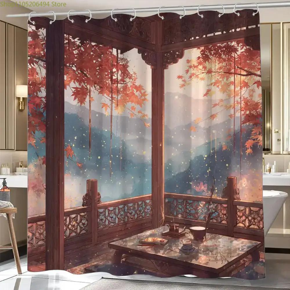 Chinese Autumn Pavilion Shower - Home Bathroom Design Ideas recension och pris