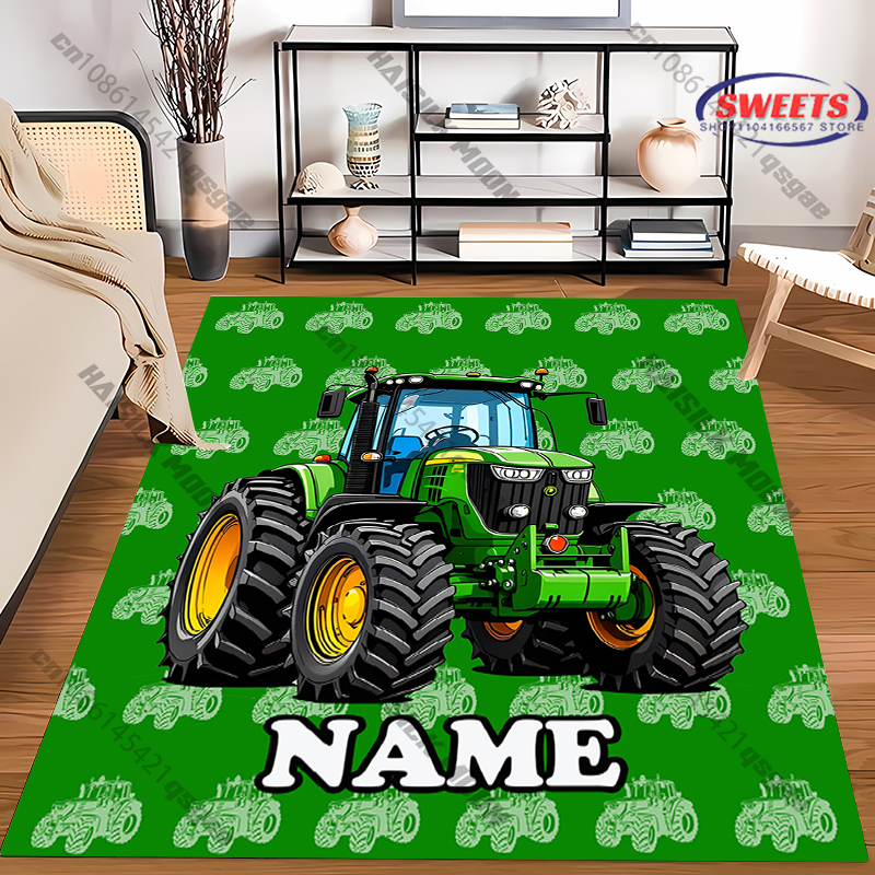 Personalized color Tractor Are - Home Bathroom Name recension och pris
