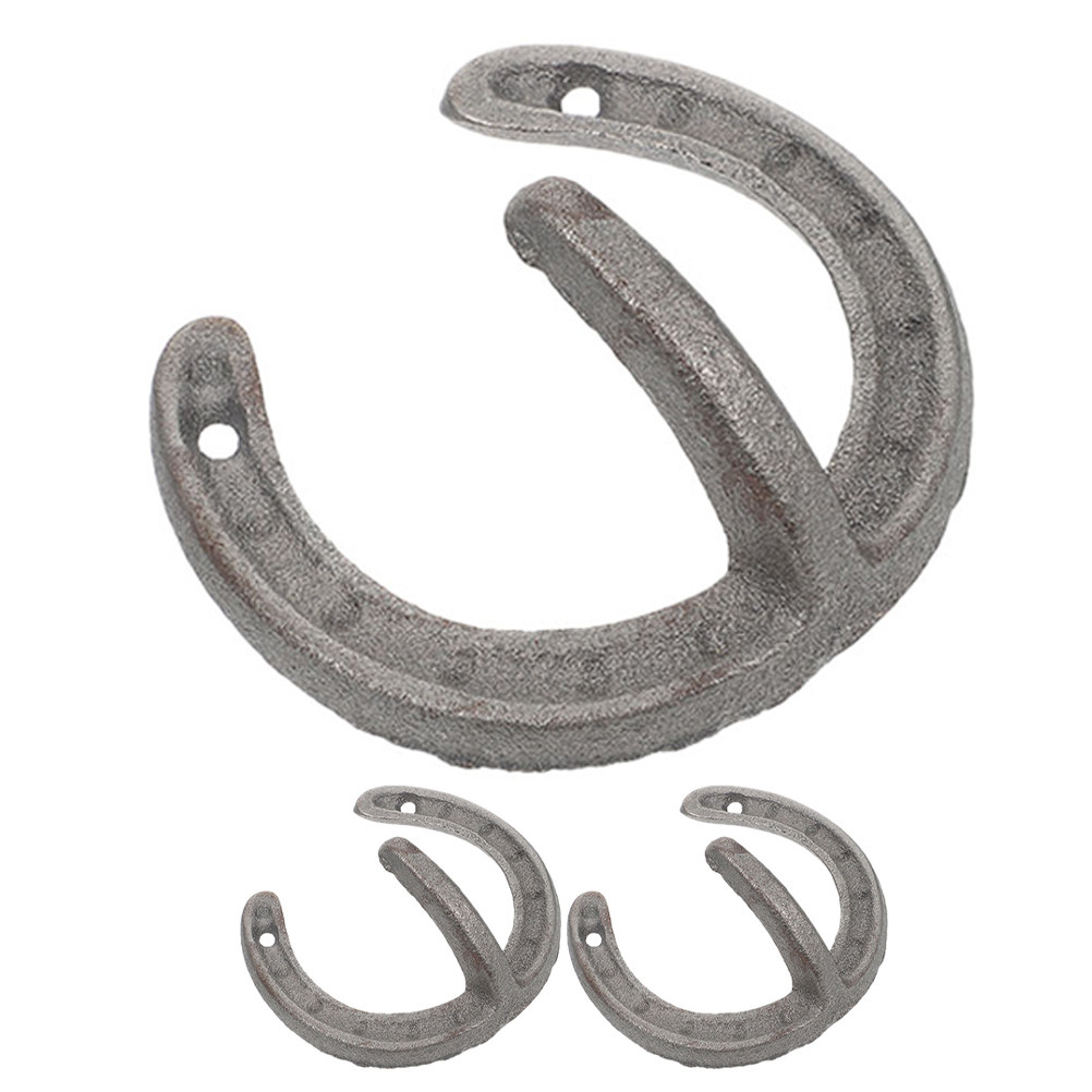 3Pcs Horseshoe Shape Wall Hook - Home Bathroom Organizer recension och pris