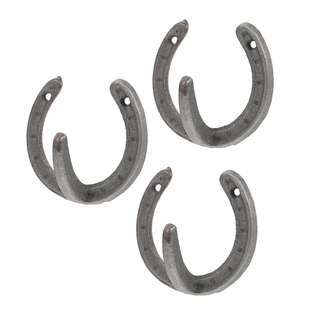 3Pcs Horseshoe Shape Wall Hook - Home Bathroom Organizer recension och pris