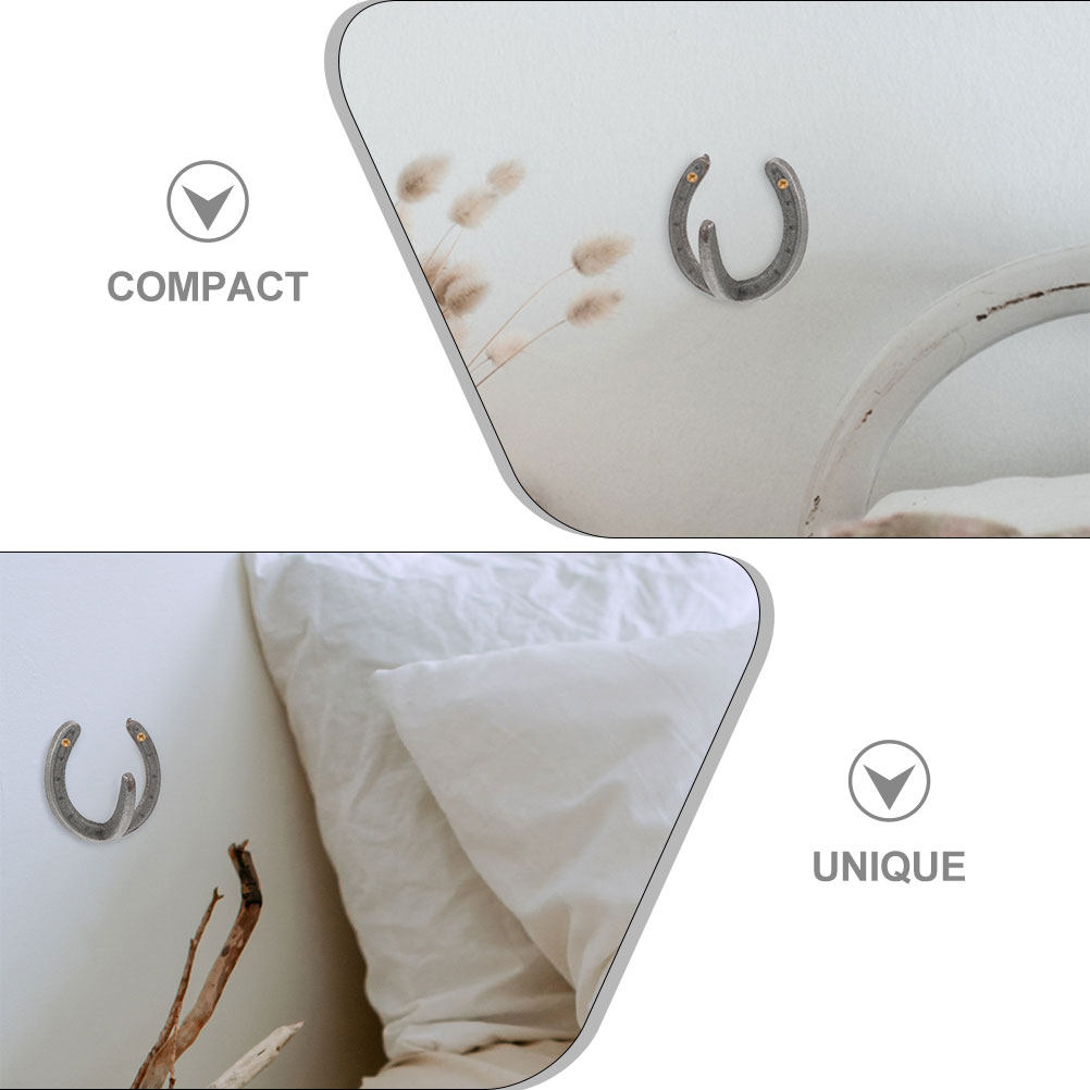 3Pcs Horseshoe Shape Wall Hook - Home Bathroom Organizer recension och pris