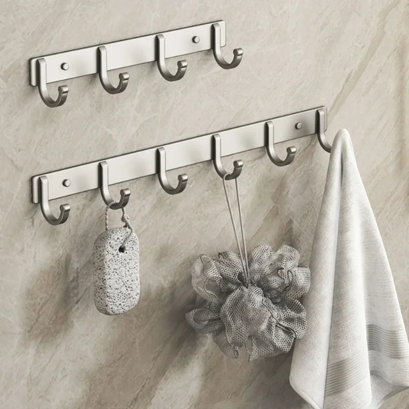 Aluminum Wall Hook Rack – No-D - Home Bathroom Organizer recension och pris