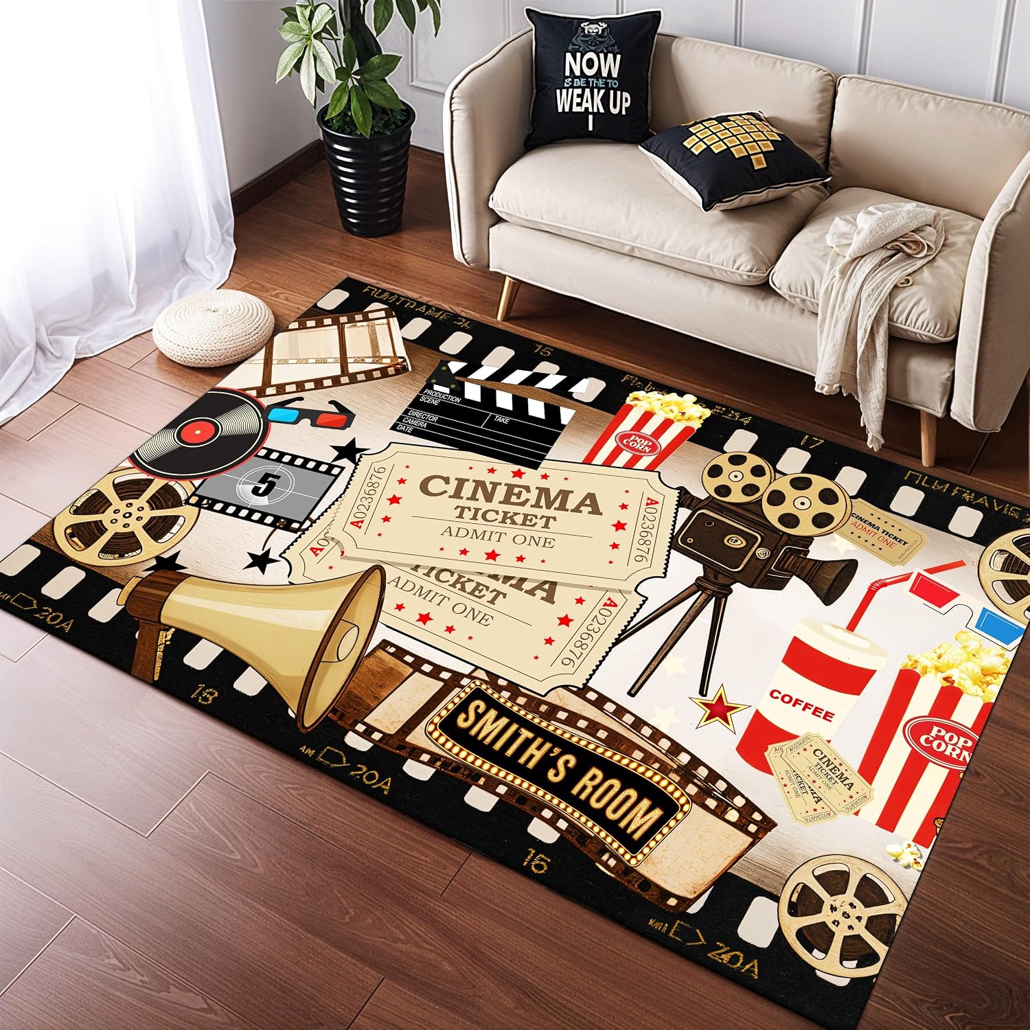 Personalized Name Cinema Carpe - Home Bathroom Name recension och pris