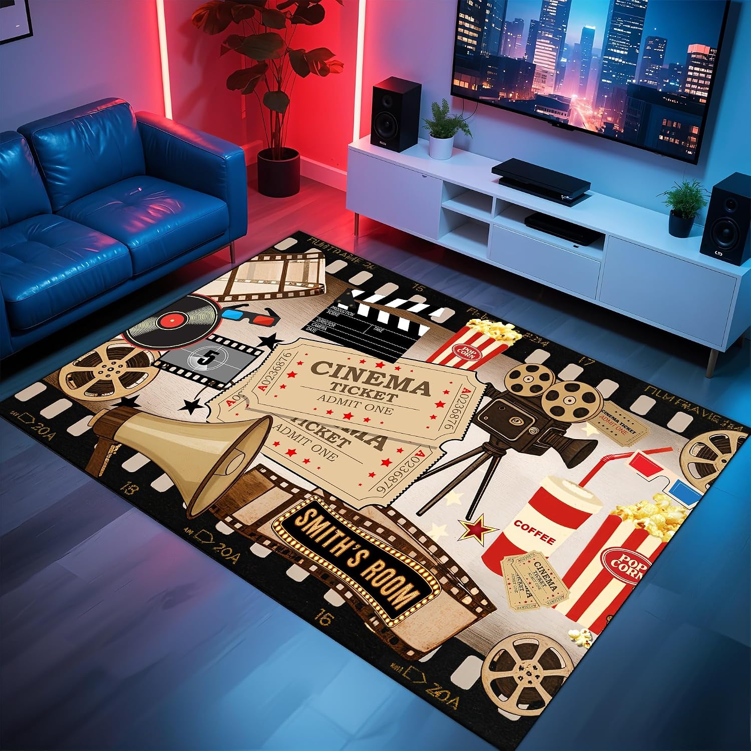 Personalized Name Cinema Carpe - Home Bathroom Name recension och pris