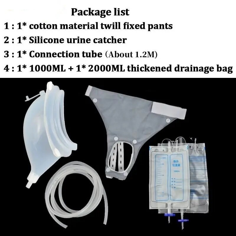 Silicone Urine Collector Adult - Home Bathroom Urinal recension och pris