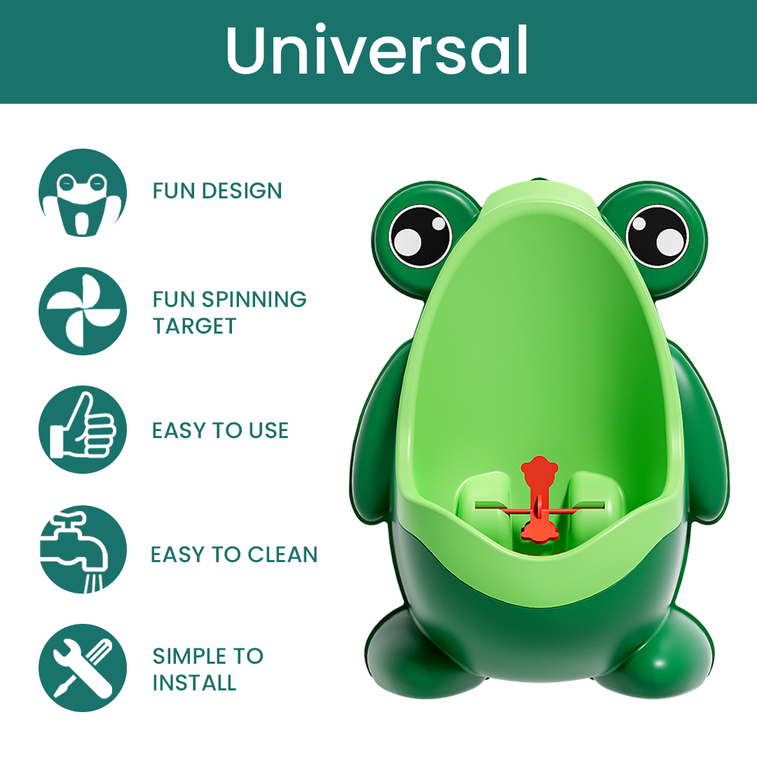 Cute Frog Standing Potty Train - Home Bathroom Urinal recension och pris